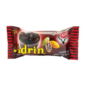 Adrin Twin Cocoa Cake Center filled Cocoa Flavored