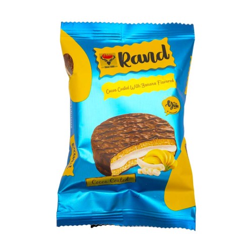 Adrin Banana Flavored Cocoa Coted Twins Biscuit