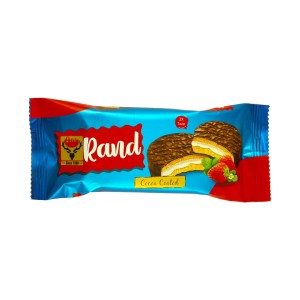 Adrin Twin Cocoa Coted Sandwich Biscuit With Strawberry Marshmallow