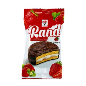 Adrin Small Cocoa Coted Sandwich Biscuit With Strawberry Marshmallow