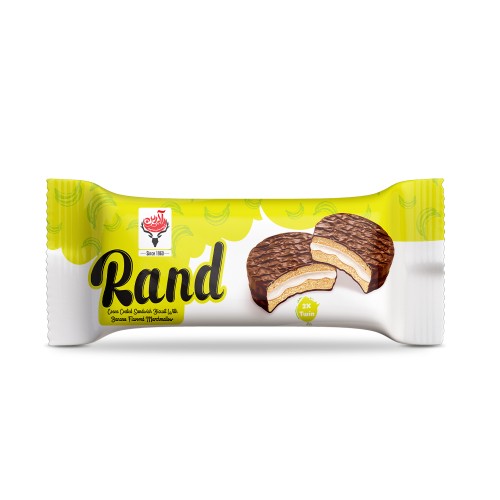 Adrin Twin Cocoa Coted Sandwich Biscuit With Banana Marshmallow